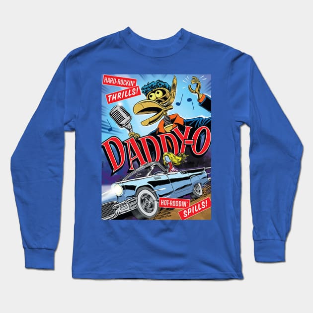 MST3K Mystery Science Promotional Artwork - Daddy-O Long Sleeve T-Shirt by Starbase79